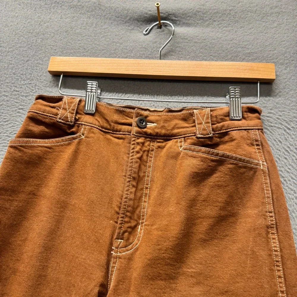 Madewell Pants Womens 26 (26x27 ACTUAL) Emmett Wide-Leg Brown Boho Coastal
